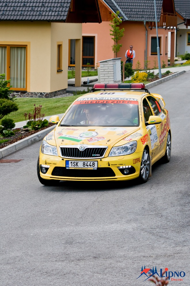 40. ročník Rallye Český Krumlov projížděl i naším parkem 